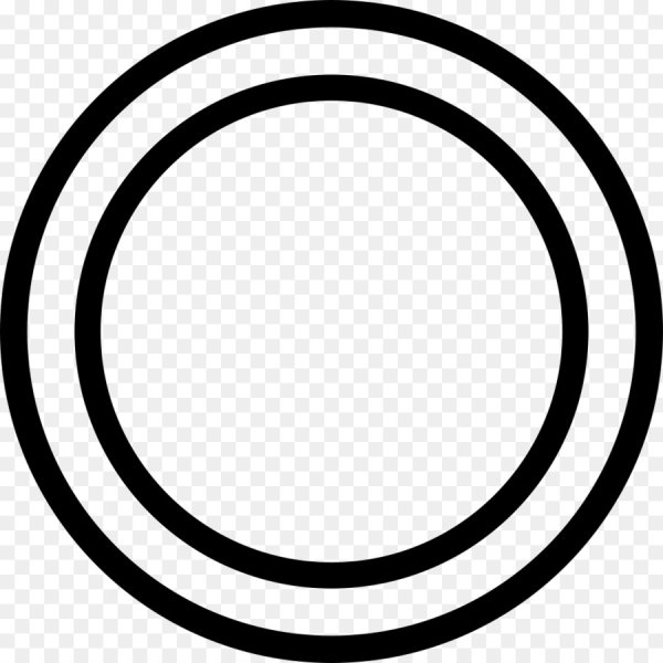 Круг с окантовкой