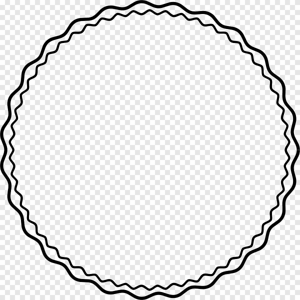 Круг с волнистыми краями