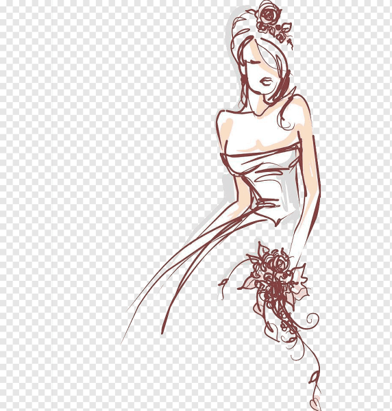 Невеста рисунок