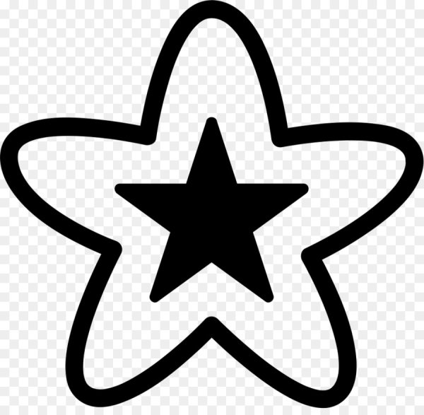 Звезда контур