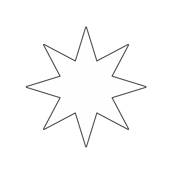 Трафарет звезды