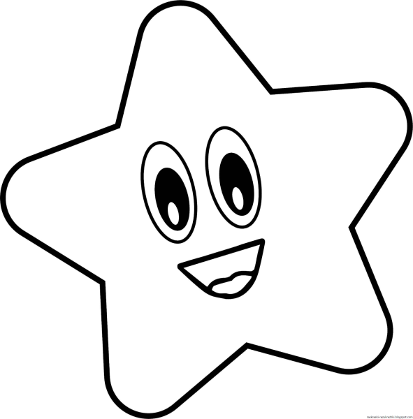 Пятиконечная звезда трафарет для вырезания