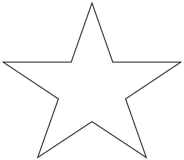 Трафарет Звёздочки