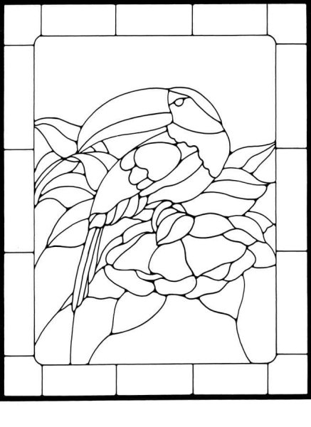 Витражные трафареты