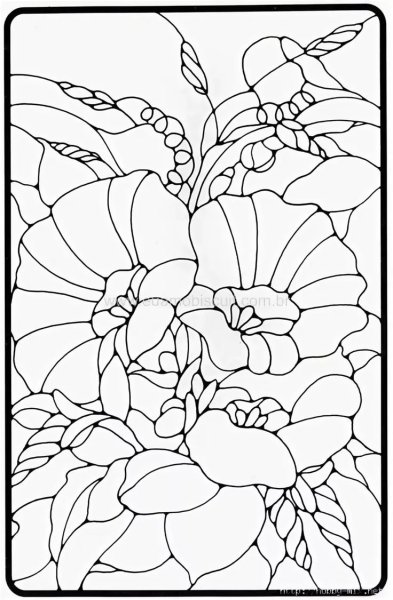 Витражные трафареты