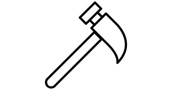 Молоток контур