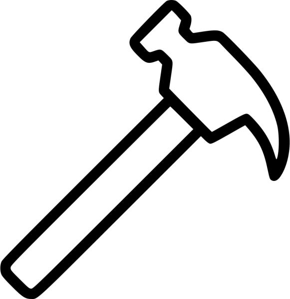 Молоток значок