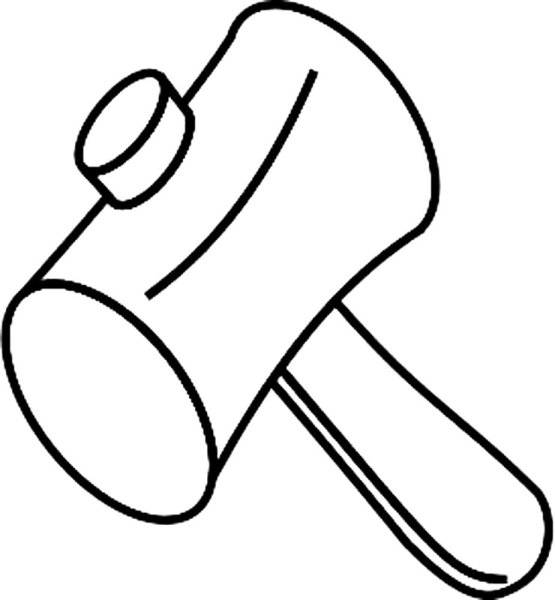 Молоток значок