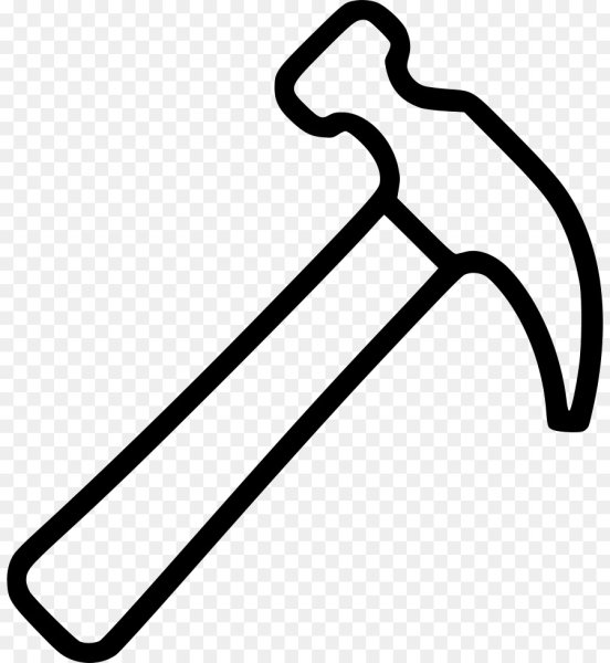 Молоточек трафарет