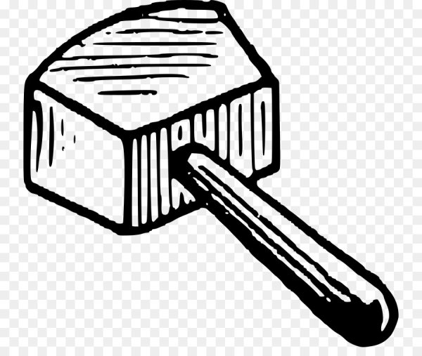 Молоток трафарет