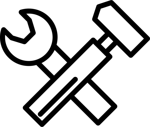 Молоток трафарет