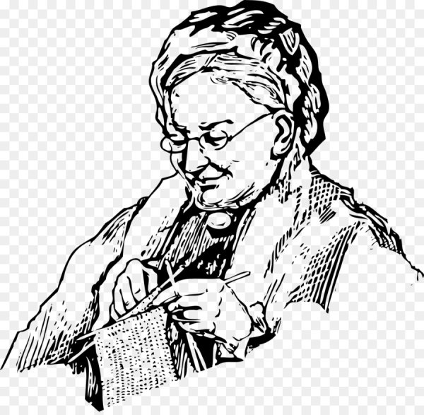 Раскраска бабушка