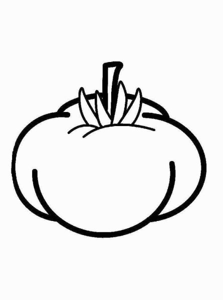 Раскраска. Овощи.