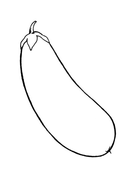 Трафарет "овощи"