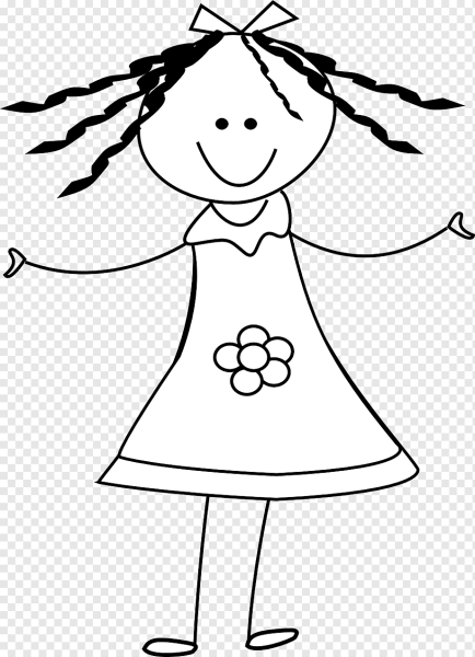 Силуэт человека для детей