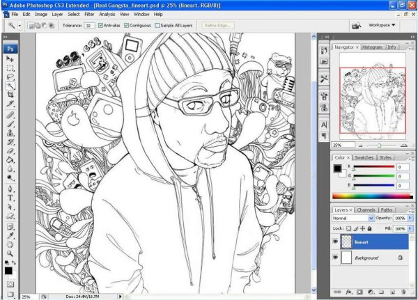 Эскизы для фотошопа
