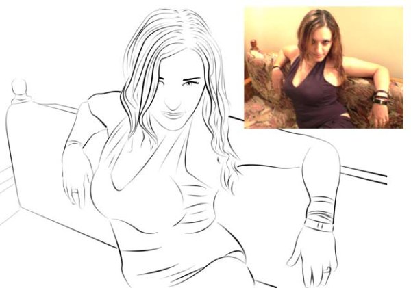 Силуэт леса на прозрачном фоне