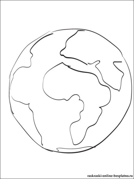 Сатурн раскраска