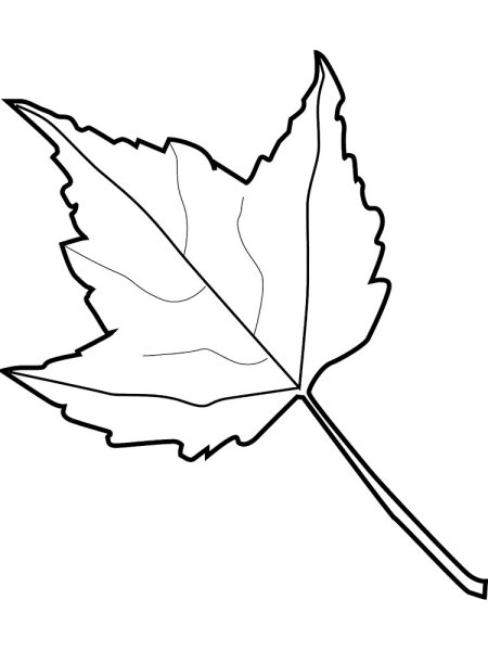 Трафарет листьев яблони