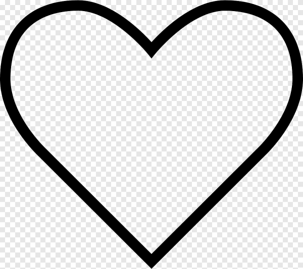 Сердечко силуэт