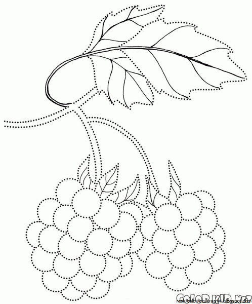 Раскраска "ягоды"