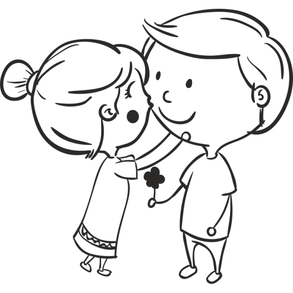 Мультяшные влюбленные пары