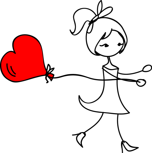 Поцелуй одной линией