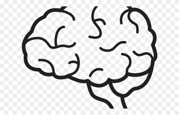 Мозг силуэт