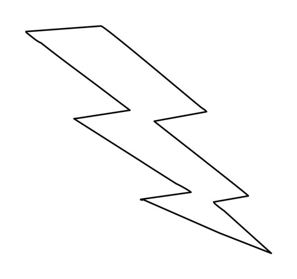 Молния эскиз