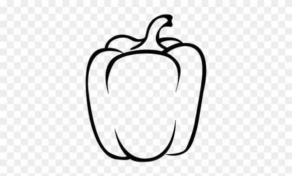 Раскраска перец болгарский