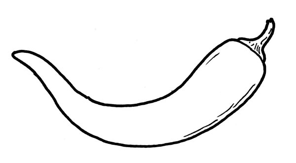 Баклажан трафарет для вырезания