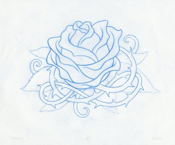 Абстракция карандашом