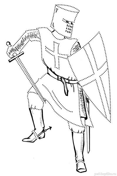 Рыцарь рисунок