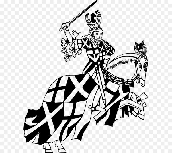 Рыцарь для раскрашивания