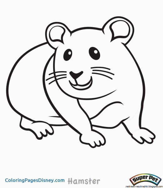 Хомяк для раскрашивания