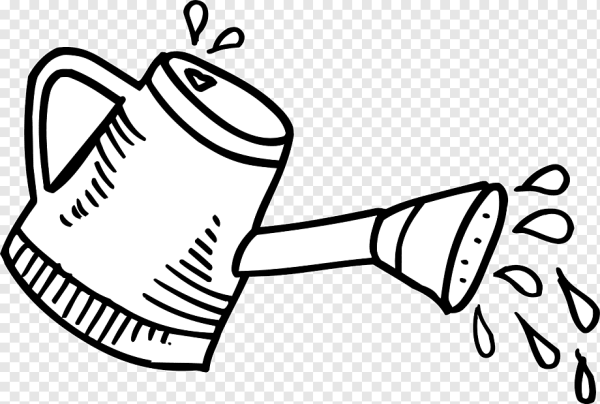 Трафарет лейки для вырезания