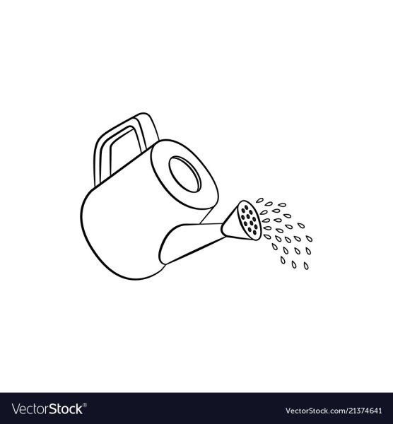 Лейка трафарет