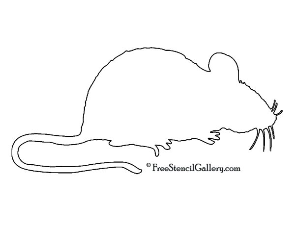 Крыса раскраска