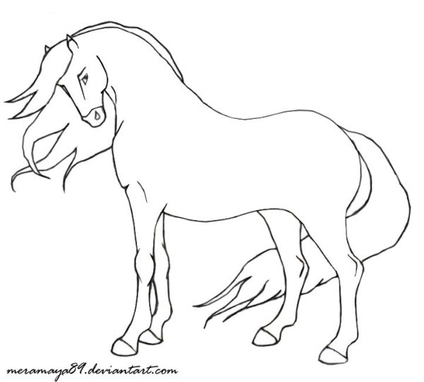 Раскраска. Лошади