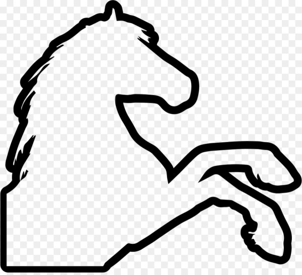 Лошадь контур
