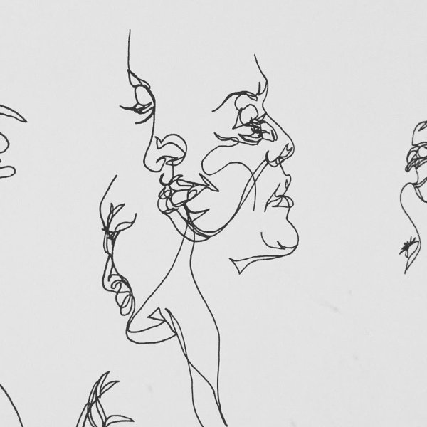 Контурные Наброски