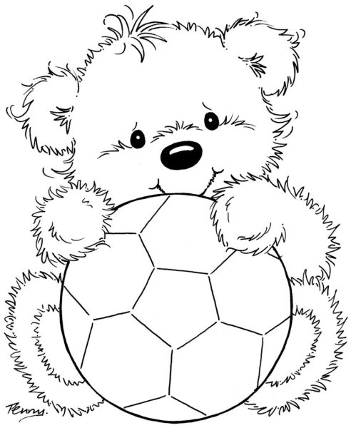 Кукла для раскрашивания для детей