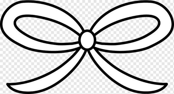 Бант трафарет