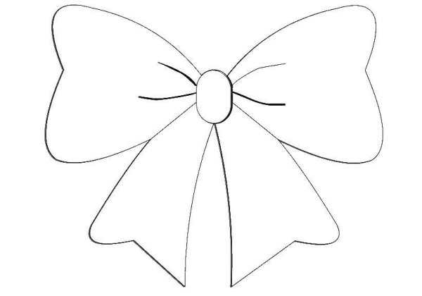 Бантик контур