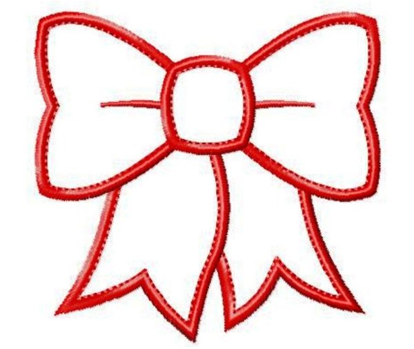 Бантик раскраска для детей