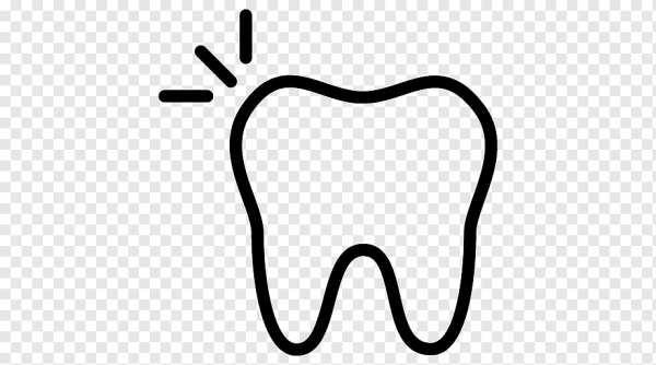 Зуб трафарет