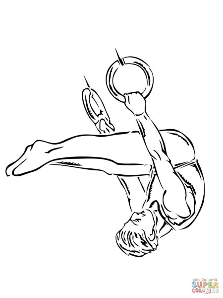 Фигуры гимнасток силуэт