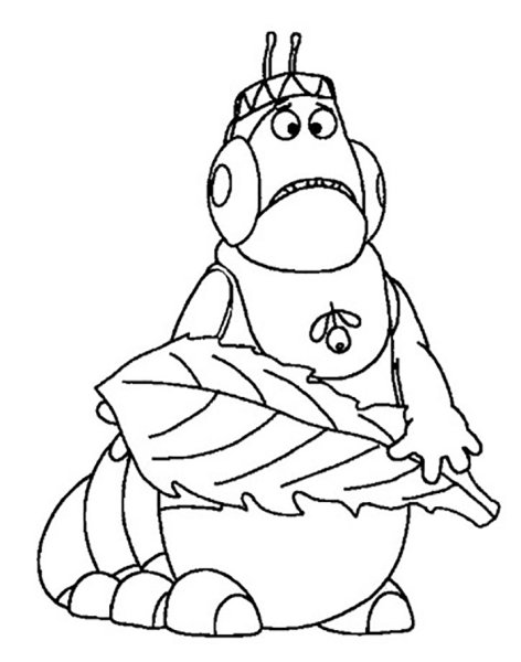 Раскраски Лунтик корней Корнеевич