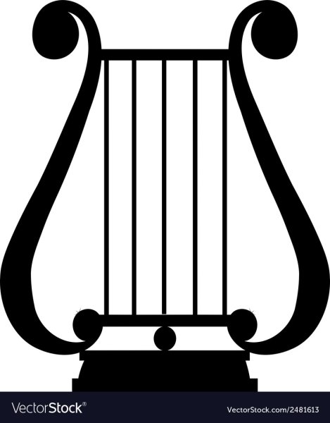 Лира силуэт