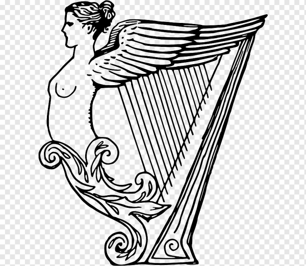Арфа рисунок